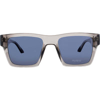 Quay Men's Sunglasses - Square Grey Acetate Full Rim Frame | FAST LANE 78617 ,