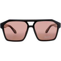 Quay Men's Sunglasses - Navigator Black Plastic Full Rim Frame | SOUNDCHECK 75489 ,