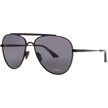 Quay Unisex Sunglasses - Aviator Black Metal Full Rim Frame | FREE FALL 77098 ,