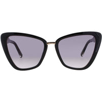 Quay Women's Sunglasses - Black Acetate/Metal Full Rim Frame | ALL TALK 78620 ,