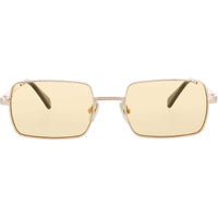 Quay Women's Sunglasses - Square Shape Gold Metal Full Rim Frame | DND 77735 ,