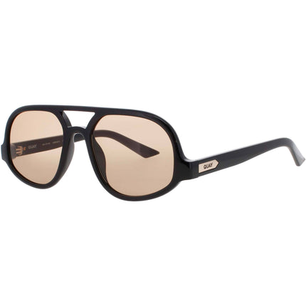 Quay Women's Sunglasses - Navigator Black Acetate Full Rim Frame | JET SET 77099 ,