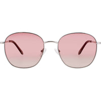 Quay Women's Sunglasses - Oval Shape Silver Metal Full Rim Frame | JEZABELL 77199 ,