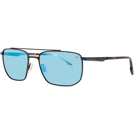 Quiksilver Men's Sunglasses - Matte Brown Metal Rectangular Shape Frame | QS3001 MBRN ,