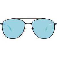 Quiksilver Men's Sunglasses - Matte Black Metal Aviator Full Rim Frame | QS3002 MBLK ,