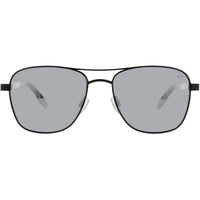Quiksilver Men's Sunglasses - Matte Black Metal Aviator Full Rim Frame | QS3004 BLK ,