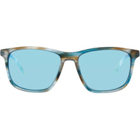 Quiksilver Men's Sunglasses - Matte Brown/Blue Rectangular Frame | QS4003 MBRN/BLU ,