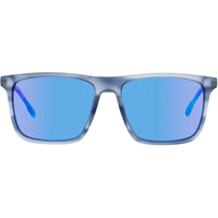 Quiksilver Men's Sunglasses - Matte Blue Plastic Rectangular Shape Frame | QS4004 MBLU ,