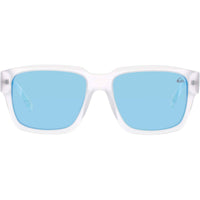 Quiksilver Men's Sunglasses - Matte Clear Rectangular Full Rim Frame | QS4015 MCLR ,