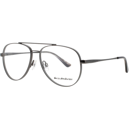 Quiksilver Unisex Eyeglasses - Matte Gunmetal Metal Aviator Shape Frame | QS1015 MGUN ,