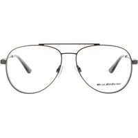 Quiksilver Unisex Eyeglasses - Matte Gunmetal Metal Aviator Shape Frame | QS1015 MGUN ,