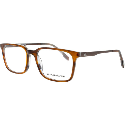 Quiksilver Unisex Eyeglasses - Brown Acetate Rectangular Shape Frame | QS2006 BROWN ,