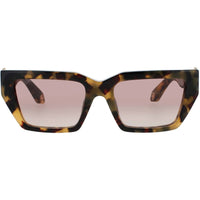 Roberto Cavalli Unisex Sunglasses - Vintage Havana Rectangular Frame | SRC016M 0AGG ,