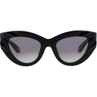 Roberto Cavalli Women's Sunglasses - Black Acetate Cat Eye Shape Frame | SRC009V 0700 ,