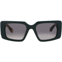 Roberto Cavalli Women's Sunglasses - Shiny Green Acetate Square Frame | SRC039M 0D80 ,