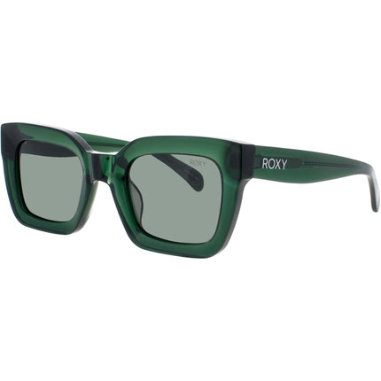 Roxy Women's Sunglasses - Green Plastic Square Shape Full Rim Frame | RX7010 GRN ,