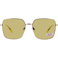 Roxy Women's Sunglasses - Shiny Gold Metal Square Shape Full Rim Frame | RX5001 SGLD ,