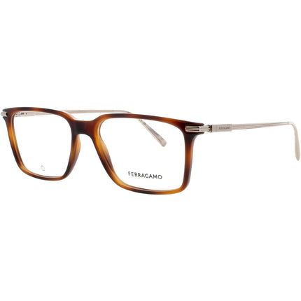 Salvatore Ferragamo Men's Eyeglasses - Tortoise Rectangular Shape Frame | SF2977 240 ,