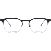 Tommy Hilfiger Men's Eyeglasses - Matte Blue/Petrol Rectangular Frame | TH 1385 QFY ,