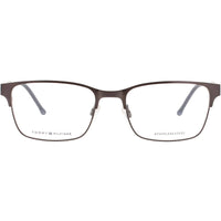 Tommy Hilfiger Men's Eyeglasses - Matte Ruthenium Metal Full Rim Frame | TH 1396 R1X ,