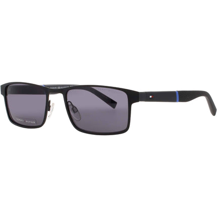 Tommy Hilfiger Men's Sunglasses - Matte Black Metal Full Rim Frame | TH 904/S 003/IR ,