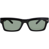 Valentino Unisex Sunglasses - Black/Gold Acetate Full Rim Frame | V SHARP VLS 134A ,
