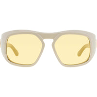 Valentino Unisex Sunglasses - Ivory/Gold Oversized Shape Full Rim Frame | VLS 179 179C ,