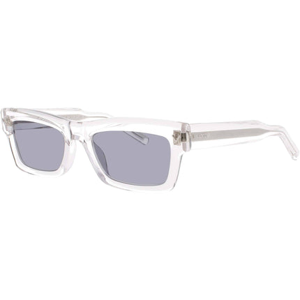 Valentino Unisex Sunglasses - Crystal Clear/Silver Full Rim Frame | V SHARP VLS 134C ,