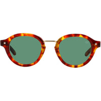 Valentino Unisex Sunglasses - Tortoise/Gold Full Rim Frame | V ESSENTIAL IV VLS 132C ,