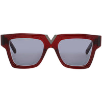 Valentino Unisex Sunglasses - Acetate/Metal Rectangular Frame | V GOLD I VLS 162C ,