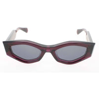 Valentino Unisex Sunglasses - Purple/Gold Plastic Rectangular Frame | V TRE VLS 101B ,