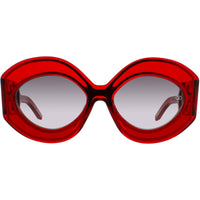 Valentino Women's Sunglasses - Rouge/Gold Oversized Shape Frame | V SOUL II VLS 128C ,