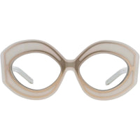 Valentino Women's Sunglasses - Ivory/White Oversized Shape Frame | V SOUL II VLS 128D ,