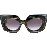 Valentino Women's Sunglasses - Black Swirl/Yellow Gold Full Rim | V SOUL VLS 127A ,