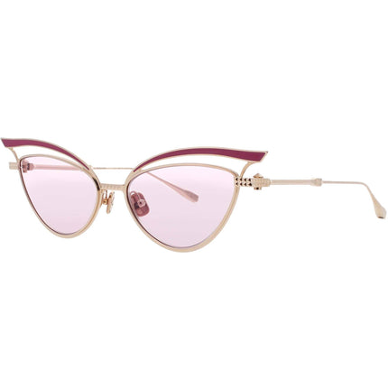 Valentino Women's Sunglasses - Light Gold/Pink Metal Frame | V GLASSLINER VLS 118D ,