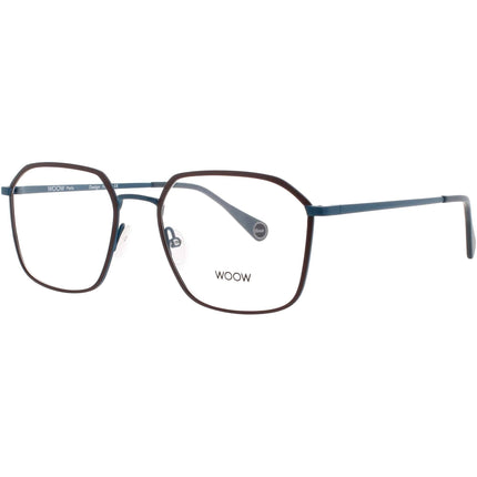 Woow Men's Eyeglasses - Moroccan Blue Geometric Full Rim Frame | RUSH HOUR 2 0007 ,