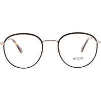 Woow Men's Eyeglasses - Shiny Yellow Gold Stainless Steel Frame | RUSH HOUR 1 0901 ,