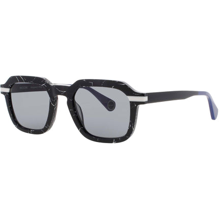 Woow Men's Sunglasses - Black Marble Acetate Square Shape Frame | SUPER DANCER 1 0215 ,