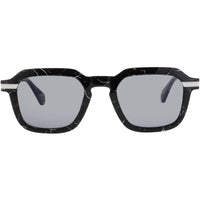 Woow Men's Sunglasses - Black Marble Acetate Square Shape Frame | SUPER DANCER 1 0215 ,