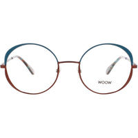 Woow Women's Eyeglasses - Duck Blue Stainless Steel Oval Frame | BIG APPLE 1 9445 ,