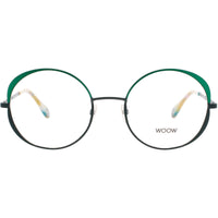 Woow Women's Eyeglasses - Metallic Green Oval Shape Full Rim Frame | BIG APPLE 1 9713 ,