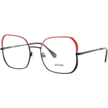 Woow Women's Eyeglasses - Cherry Red Geometric Shape Full Rim Frame | BIG APPLE 2 0982 ,