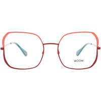 Woow Women's Eyeglasses - Matte Neon Orange Stainless Steel Frame | BIG APPLE 2 9201 ,