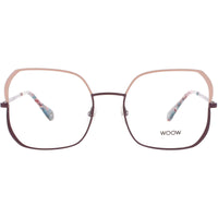 Woow Women's Eyeglasses - Nude Stainless Steel Geometric Frame | BIG APPLE 2 9618 ,