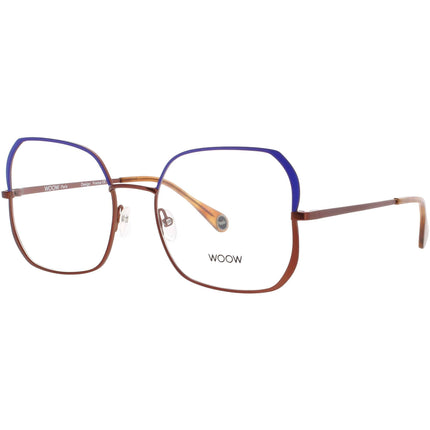 Woow Women's Eyeglasses - Matte Flash Blue Stainless Steel Frame | BIG APPLE 2 9620 ,