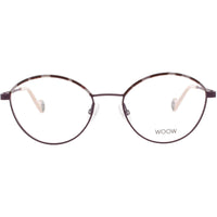 Woow Women's Eyeglasses - Matte Velvet Aubergine Oval Shape Frame | RISE UP 1 956M ,