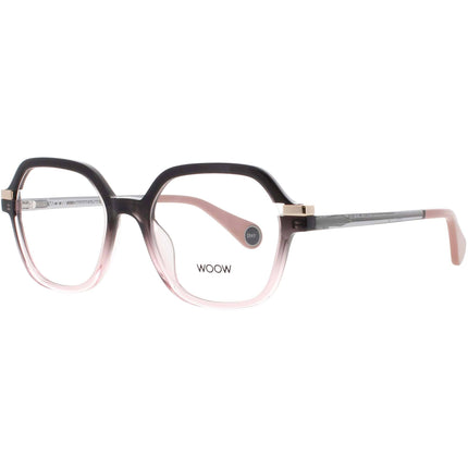 Woow Women's Eyeglasses - Grey Pink Gradient Acetate Full Rim Frame | MAY DAY 2 0124 ,