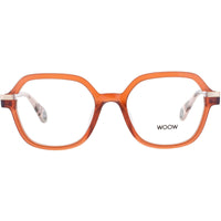 Woow Women's Eyeglasses - Iridescent Rust Acetate Square Shape Frame | MAY DAY 2 0511 ,