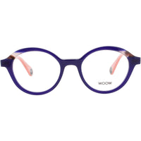 Woow Women's Eyeglasses - Opaque Marine Blue Acetate Full Rim Frame | RUN WAY 1 0367 ,