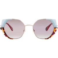 Woow Women's Sunglasses - Violet Tortoise Stainless Steel Frame | SUPER WILD 2 0134 ,
